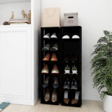 Pantofare, 2 buc., negru, 27,5x27x102 cm GartenMobel Dekor, vidaXL