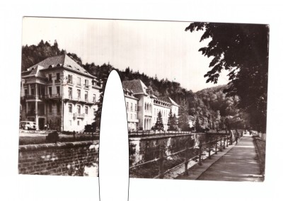 CP Slanic Moldova - Vedere, RSR, circulata 1966, stare buna foto