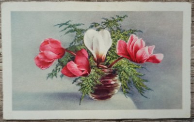 Felicitare interbelica foto