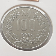 23. Moneda Uruguay 100 pesos 1989