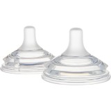 Canpol babies Natural Shape tetină pentru biberon 6m+ 2 buc