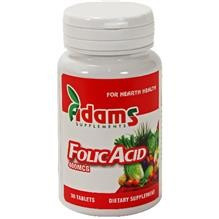 Acid Folic 400mcg Adams Vision 30cpr Cod: adam00292 foto