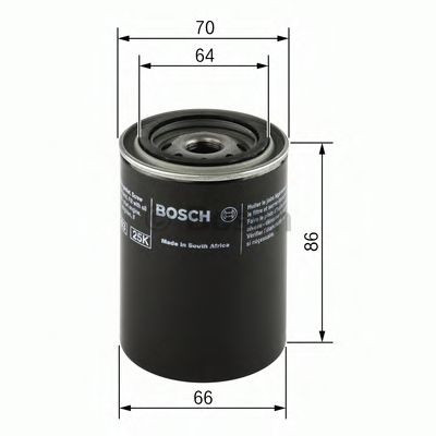 Filtru ulei HYUNDAI i20 (GB) (2014 - 2016) BOSCH F 026 407 025 foto