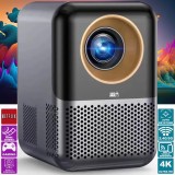 Videoproiector Smart 4K X10, Linomag&reg;, Android 10.0, LCD, Full HD, 2GB RAM, 16GB Stocare, Proiecție 100&quot;, Contrast 1500:1, Lampă 30.000 ore, HDMI, Wi-