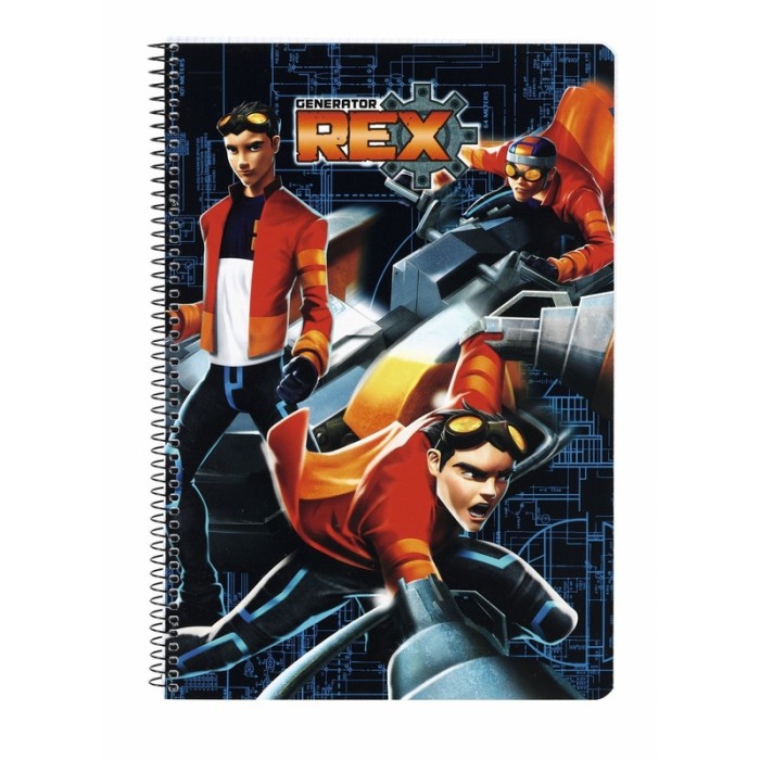 Caiet cu spira A4-80 de file matematica Generator Rex