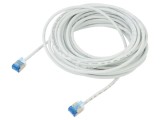 Patch cord U/FTP 6a 10m alb LSZH 32AWG