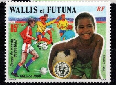 WALLIS and FUTUNA 1986 - FOTBAL - WORLD CUP 1986 foto