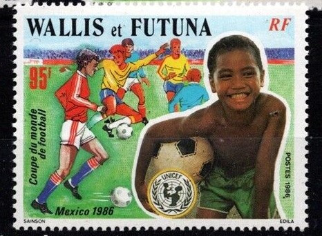 WALLIS and FUTUNA 1986 - FOTBAL - WORLD CUP 1986