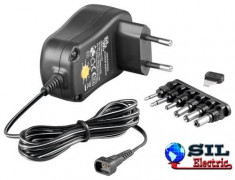 Alimentator universal 3-12 V 6 adaptoare Goobay foto