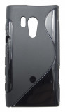 Husa silicon S-line neagra pentru Sony Xperia Acro HD IS12S (Hayate)