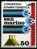San Marino 1973 - Turism 1v.neuzat,serie completa,perfecta stare(Z)