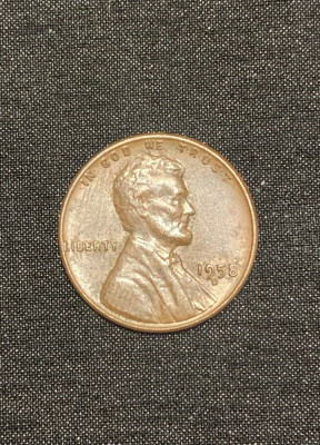 Moneda One cent 1958D USA foto