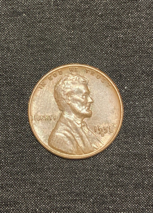 Moneda One cent 1958D USA