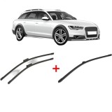 Cumpara ieftin Set 3 stergatoare AUDI A4 Allroad B8 (8KH) 2009 - 2016, parbriz si luneta, Bosch Aerotwin