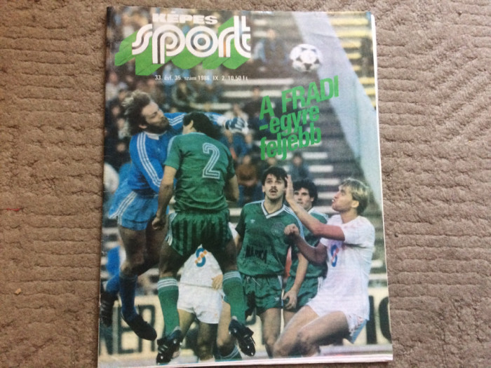 kepes sport septembrie 1989 Magazin revista fan fotbal atletism in lb. maghiara