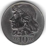 POLONIA 10 ZLOTI 1969 , TADEUSZ KOSCIUSZKO , XF