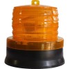 Lampa LED galbena intermitenta de semnalizare cu alimentare solara eMazing, 1.2 V, impermeabila IP65, modul solar integrat, 11.5 x 11.6 cm, nuanta gal