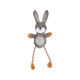JUCARIE PENTRU CAINI FLAMINGO GOMMY IEPURE CU FRANGHII 46CM