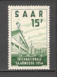 Saarland.1954 Targul international Saarbucken SS.530, Nestampilat