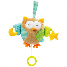 Jucarie muzicala - Bufnita somnoroasa (18 cm) PlayLearn Toys