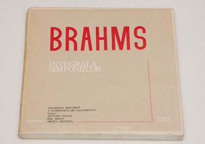 Brahms - Integrala Simfoniilor - set de 4 discuri vinil ( vinyl , LP ) nou foto