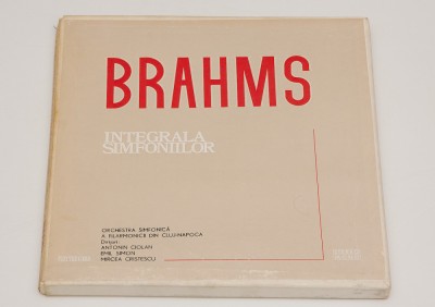 Brahms - Integrala Simfoniilor - set de 4 discuri vinil vinyl LP nou foto