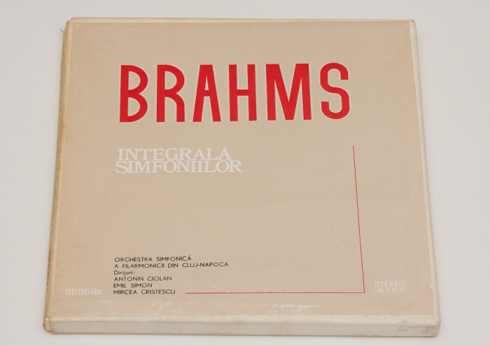 Brahms - Integrala Simfoniilor - set de 4 discuri vinil vinyl LP nou