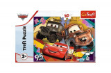 Puzzle 30 piese &bdquo;Disney Cars - 3 mașini de viteză&rdquo;