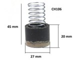 Supapa de schimb cu arc pentru supapa de sens la cap compresor CH106 Mod.29 27x19.5mm N