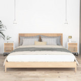 vidaXL Dulapuri noptieră, 2 buc., alb, 40x30x55,5 cm, lemn prelucrat