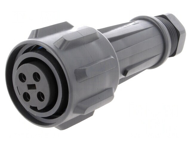 Conector Circular Mufă Mamă 4 PIN Filet Interior Rotire