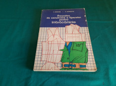 PROCEDEE DE CONSTRUIRE A TIPARELOR PENTRU IMBRACAMINTE/C. SEGHE?,C.MARGEAN/1979 foto