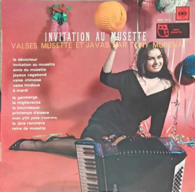 Disc vinil, LP. Invitation Au Musette-TONY MURENA-242087 foto