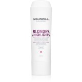 Goldwell Dualsenses Blondes &amp; Highlights balsam pentru păr blond neutralizeaza tonurile de galben 200 ml