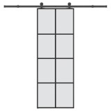 Cumpara ieftin Usa glisanta cu set feronerie, 76x205 cm, sticla ESG/aluminiu