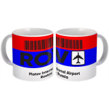 Gift Mug: Russia Platov Airport Rostov ROV Travel, Generic