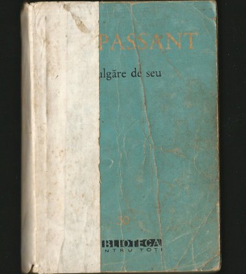 UN BULGĂRE DE SEU - GUY DE MAUPASSANT foto