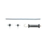 Set maner poarta cu arc si izolatori dubli pentru gard electric Mezofarm