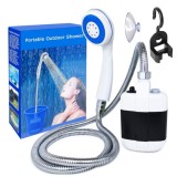 Cumpara ieftin Dus portabil pentru camping, incarcare USB, 2200mAh, 1.5m furtun, TLBShop&reg; multifunctional