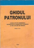 Ghidul patronului Marin Petrica carte editia 2002 128 pagini stare buna lectura pentru dezvoltare antreprenoriala