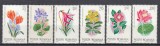 1980 LP 1007 FLORI EXOTICE DIN GRADINA BOTANICA BUCURESTI SERIE MNH