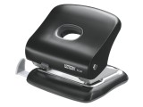 Perforator hartie 2 perforatii 30 coli plastic Negru Rapid FC30 Perforator plastic Rapid FC30 30 de coli cutie negru