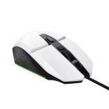 Mouse Trust GXT109W FELOX 6400 DPI alb