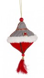 Set 6 ornamente brad Colyn 13x8x24 cm
