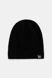 New Era pălărie din amestec de l&acirc;nă culoarea negru, 60691081