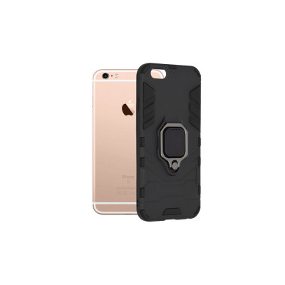 Husa pentru Apple iPhone 6 / 6S Techsuit Silicone Shield Negru foto