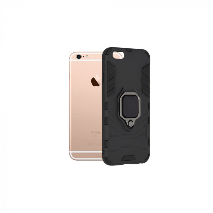 Husa pentru Apple iPhone 6 / 6S Techsuit Silicone Shield Negru