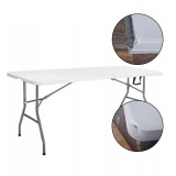 Cumpara ieftin Masa pliabila pentru camping sau gradina, tip valiza, 180x70x75 cm, cadru otel, RESIGILAT