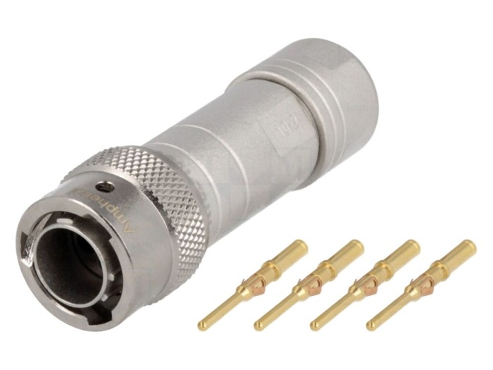 Conector circular tată 4-PIN 13A