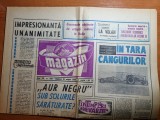 Magazin 31 august 1968-naiul romanesc a cucerit italia,ansamblul perinita